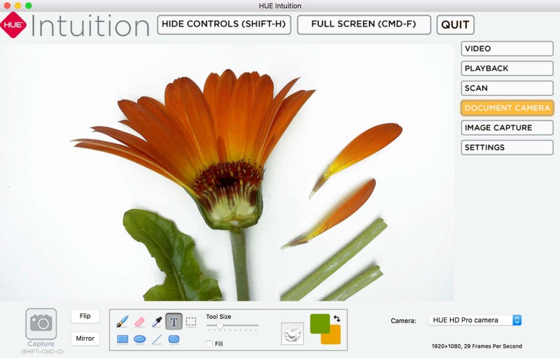 HUE كاميرا فيديو ومستندات مرنة USB HUE HD Pro (أسود) - Image 5