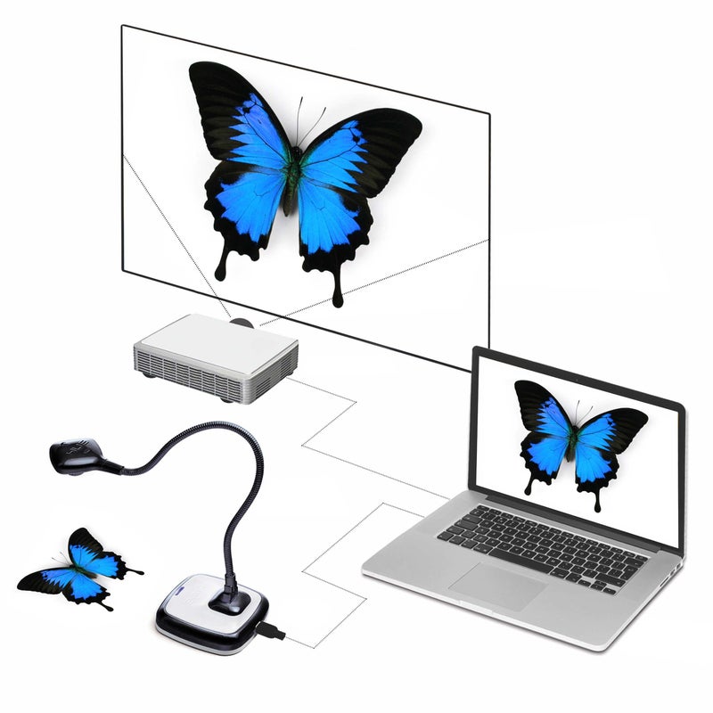 HUE كاميرا فيديو ومستندات مرنة USB HUE HD Pro (أسود) - Image 2