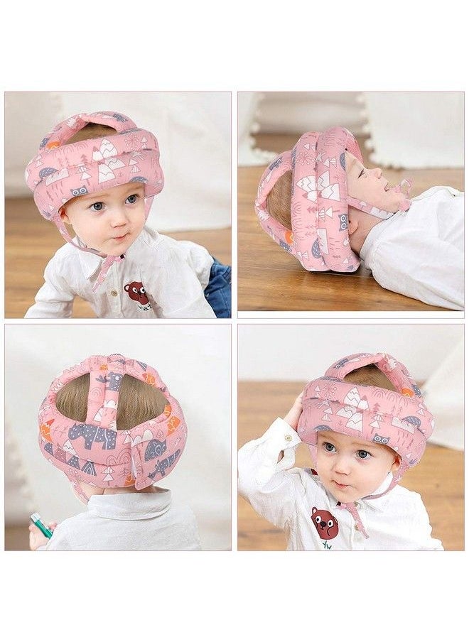 Orangehome Toddler Walking Helmet Baby Bumper Protect Hat Head Cushion Breathable Kids Antifall Safety Cap For Walking And Playingpink  - Image 4