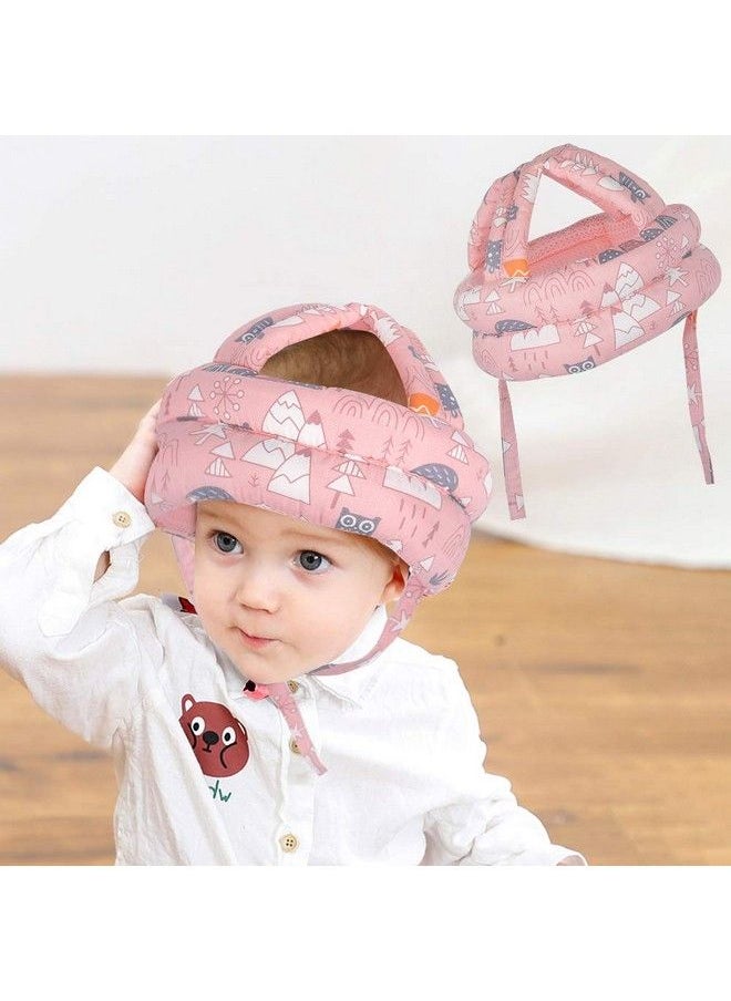 Orangehome Toddler Walking Helmet Baby Bumper Protect Hat Head Cushion Breathable Kids Antifall Safety Cap For Walking And Playingpink  - Image 2