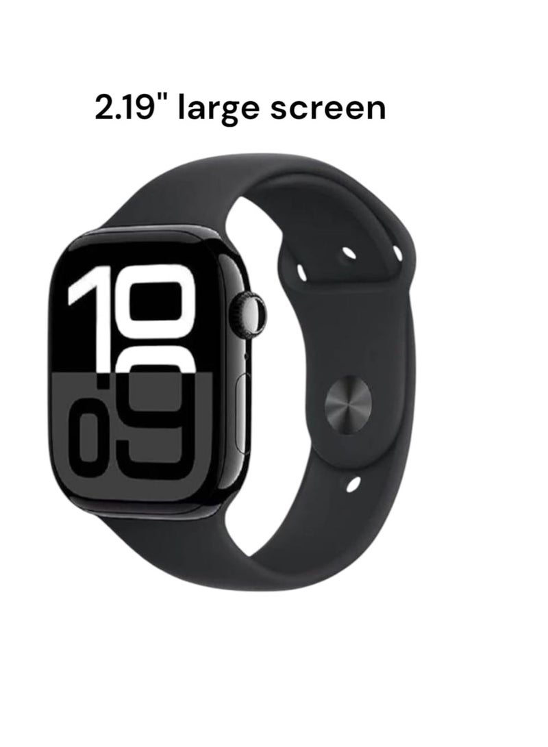 S9 Max Smartwatch | 2.19" Large Screen | Siri Voice Assistant | Heart Rate & Fitness Tracker | Titanium Build  - Image 2