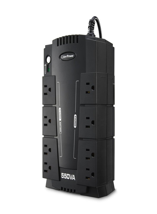 CyberPower جهاز تزويد الطاقة الاحتياطي CyberPower CP550SLG/CP550HG بقدرة 550 فولت أمبير و330 واط، صغير الحجم - Image 2