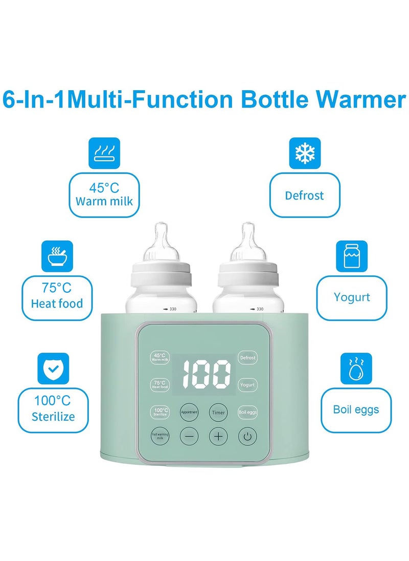 Baby Bottle Warmer, Multifuntion Breast Milk Warmer, Fast Baby Food Heater & Defrost Warmer with Timer for Twins, LCD Display Accurate Temperature Adjustment, 24H Constant Mode - pzsku/ZEC200E81803F883DB74DZ/45/_/1732196346/8dae9dc3-986f-4573-8e26-f07a70e7535b