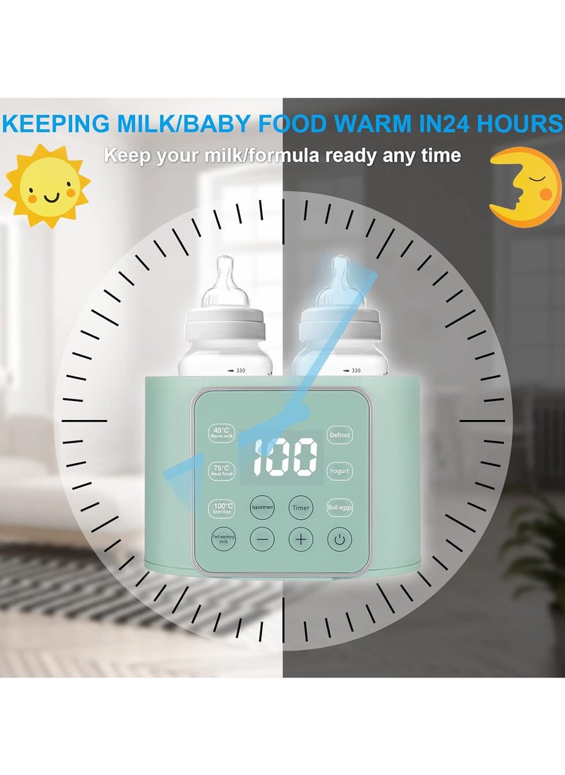 Baby Bottle Warmer, Multifuntion Breast Milk Warmer, Fast Baby Food Heater & Defrost Warmer with Timer for Twins, LCD Display Accurate Temperature Adjustment, 24H Constant Mode - pzsku/ZEC200E81803F883DB74DZ/45/_/1732196366/c45a292b-d9c3-4866-b09c-8c925d0187fe
