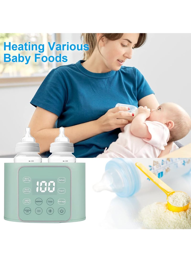 Baby Bottle Warmer, Multifuntion Breast Milk Warmer, Fast Baby Food Heater & Defrost Warmer with Timer for Twins, LCD Display Accurate Temperature Adjustment, 24H Constant Mode - pzsku/ZEC200E81803F883DB74DZ/45/_/1732196403/6ab71bb4-ec09-4d67-9b15-fe317baedacd