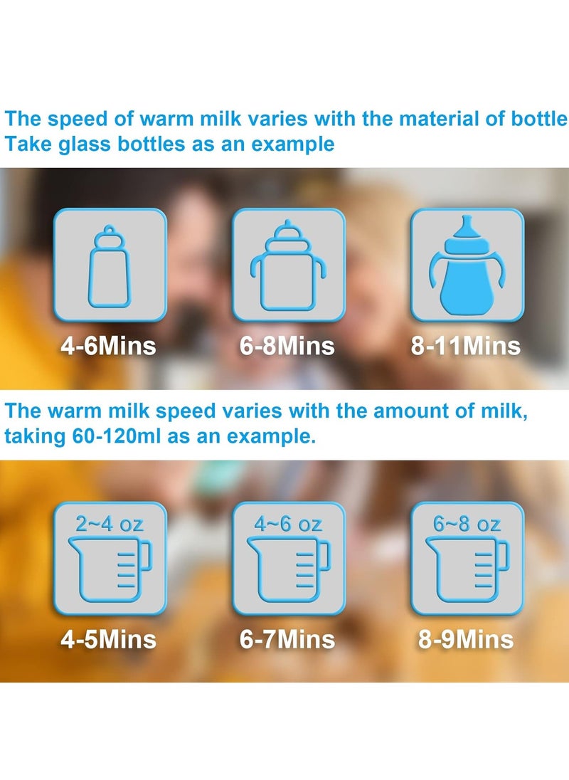 Baby Bottle Warmer, Multifuntion Breast Milk Warmer, Fast Baby Food Heater & Defrost Warmer with Timer for Twins, LCD Display Accurate Temperature Adjustment, 24H Constant Mode - pzsku/ZEC200E81803F883DB74DZ/45/_/1732196418/a7dfa35f-0758-4add-ac95-7d85e1489513