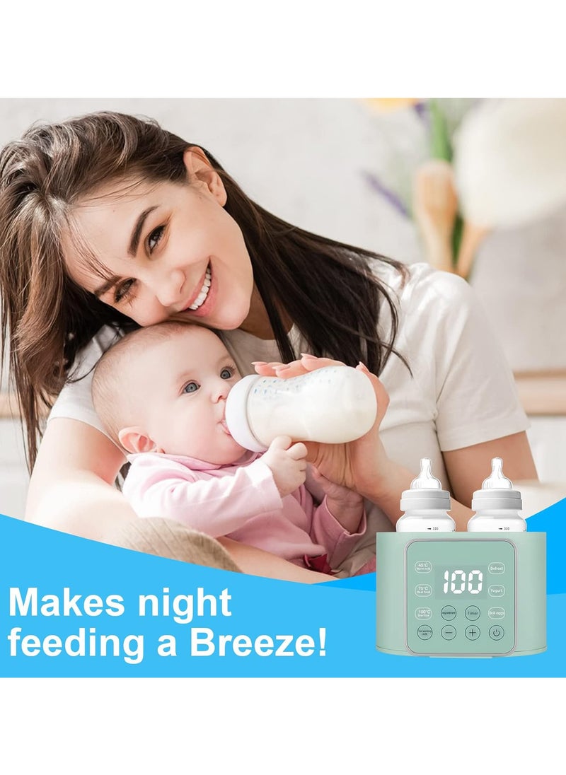 Baby Bottle Warmer, Multifuntion Breast Milk Warmer, Fast Baby Food Heater & Defrost Warmer with Timer for Twins, LCD Display Accurate Temperature Adjustment, 24H Constant Mode - pzsku/ZEC200E81803F883DB74DZ/45/_/1732196447/3e83149e-7de8-4849-8f16-30b333a6d963