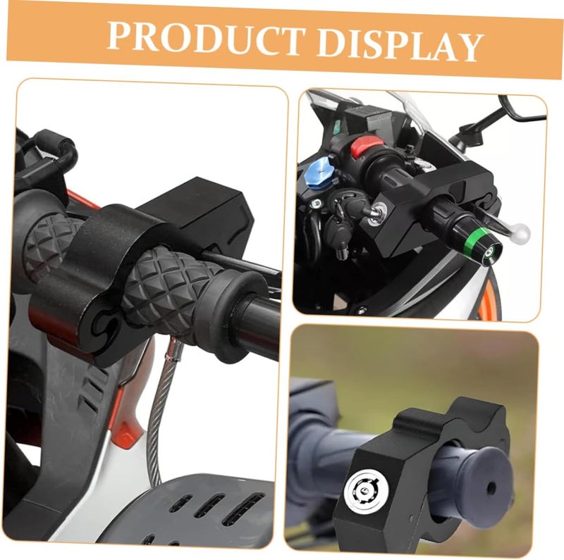 Healifty 1set Multi-Functional Motorcycle Lock Theft Security Lock Convenient Hook for Easy Storage and Fit for Motorbike and Scooter Users - Image 3