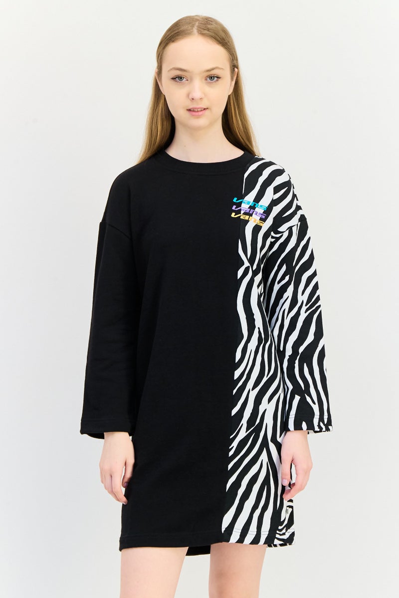 VANS Women Sportswear Fit Embroidered Logo Outdoor Dress, Multicolor - Image 1