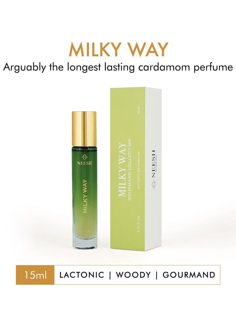 نيش Milky Way (15 مل) - خلاصة عطر (Extrait de Parfum) - عطر رجالي فاخر يدوم طويلاً - Image 2