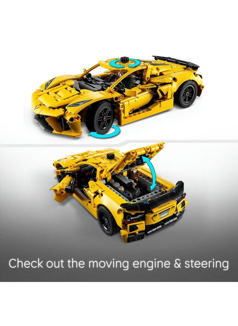 ليغو مجموعة نموذج السيارة Chevrolet Corvette Stingray من ليغو® Technic‏ 42205  - Image 4