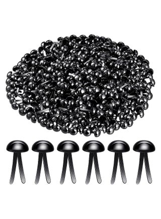 Paper Fasteners Brads 500 Pieces Round Fasteners for Art Crafting School Project, Decorative, Paper Craft, Scrapbooking, DIY Supplies, Mini Brads Fasteners, 8 x 15 mm - Black - pzsku/ZEC2038B81798E69CFB36Z/45/1746833618/f0776d0a-6a9a-4f4e-a658-4ec13f56b243