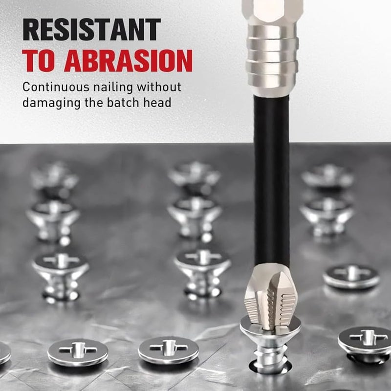 9 قطعة مجموعة براغي الحفر المغناطيسية عالية القوة متينة مقاومة للانزلاق 25-150 مم - Image 3