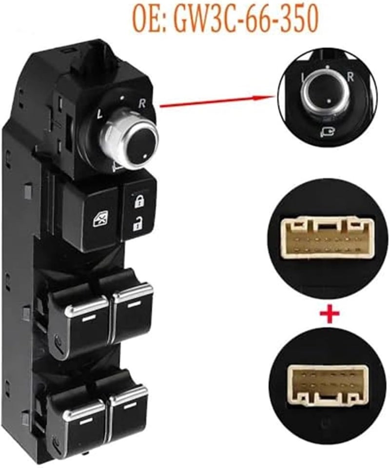 Wivplex Electric Power Window Switch for Mazda 6 2018 - Image 2