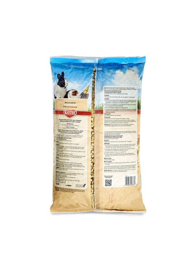 Kaytee Wood Pellets Pet Bird & Small Animal Litter for Ferrets, Guinea Pigs, Rats, Chinchillas, Hamsters, Gerbils, Rabbits, Mice, Hedgehogs and Dwarf Hamsters, 4.9 Liter, 8 Pound Bag - Image 2