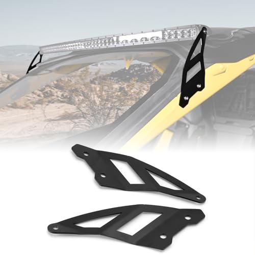 WeiSen 50 Roof LED Curved Light Bar Mount Bracket Plate Compatible with Can Am Maverick R All Models 20242026 - Image 1