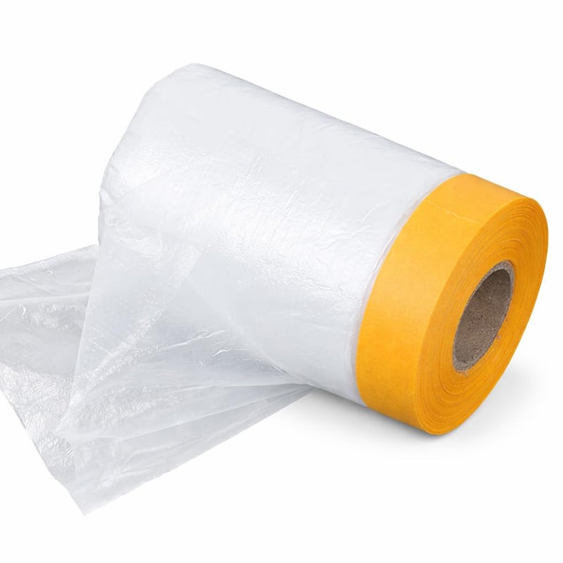 180 cm Wide Stretch Wrap Film for Packing, Furniture Protection and Moving, Heavy Duty Clear Plastic Wrap for Shipping Boxes and Storage Organization - Image 1