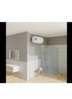 Generic Electric Water Heater Horizontal 40 Liter Made In Uae With 2pcs Free Flexible Hose (1 Year Guarantee)  - Image 3