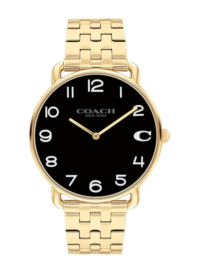 COACH ساعة يد رجالية أنالوج دائرية من الفولاذ المقاوم للصدأ 14602669 - 41 مم  - Image 1