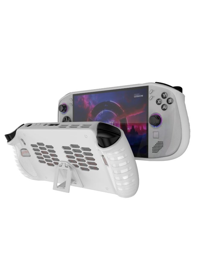 1 قطعة من الجلد السيليكون لشركة لينوفو ليجيون GO S الحالة ، مضادة للصدمات المضادة للخدش غير الانزلاق قبضة لف حماية TPU غطاء حامي السيليكون مع الركض - Image 1