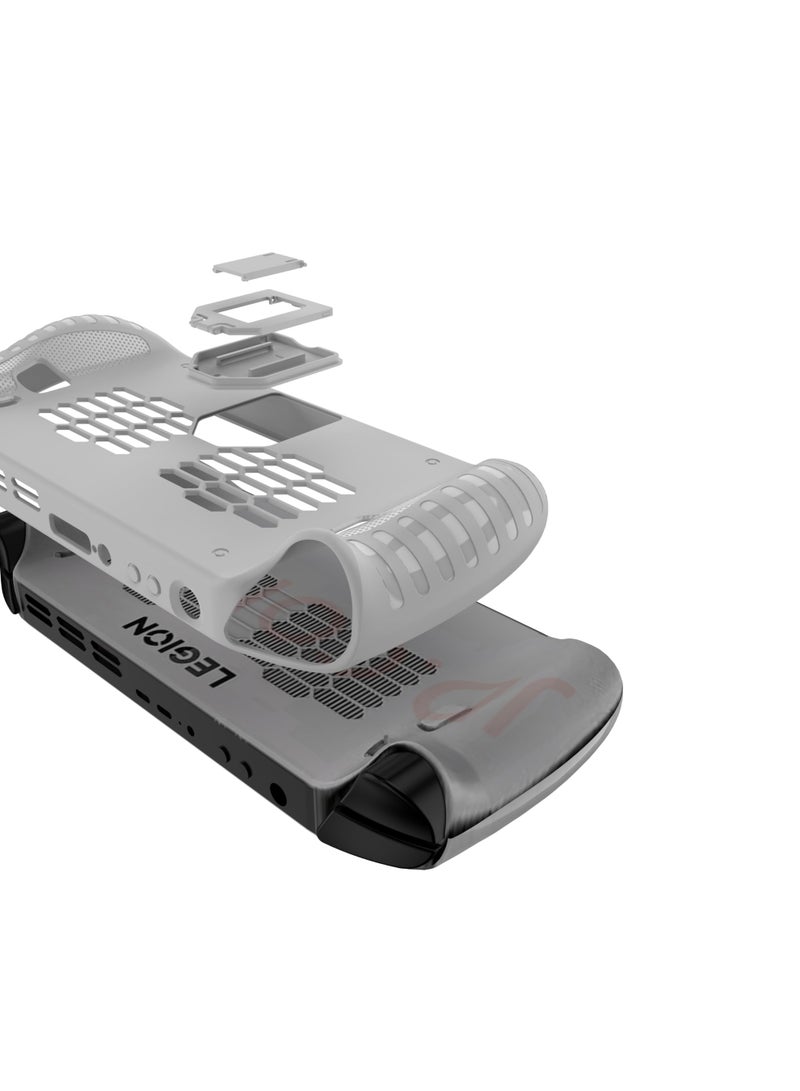 1 قطعة من الجلد السيليكون لشركة لينوفو ليجيون GO S الحالة ، مضادة للصدمات المضادة للخدش غير الانزلاق قبضة لف حماية TPU غطاء حامي السيليكون مع الركض - Image 5