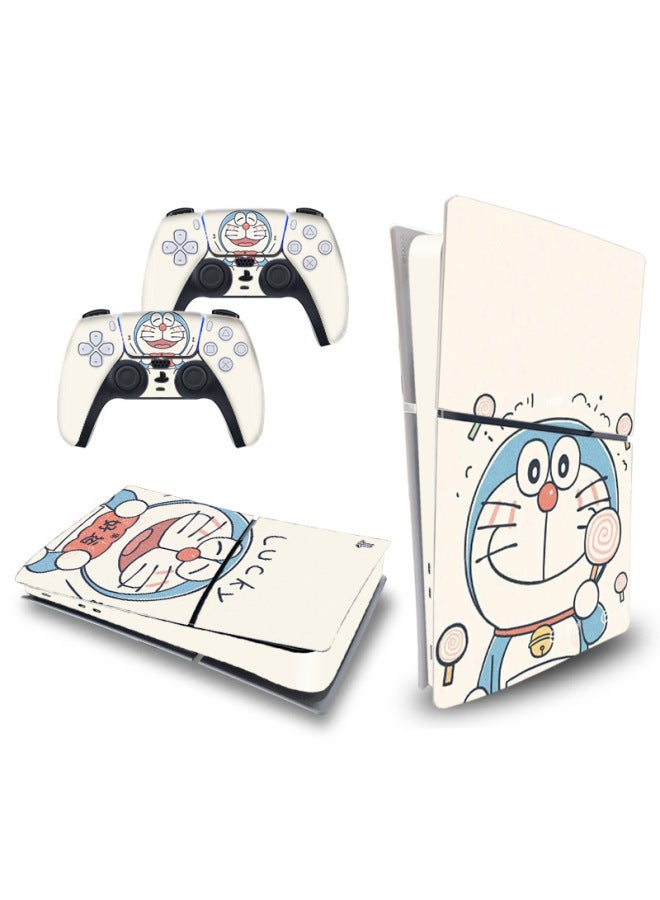 PS5slim Digital Version PS5SLIM Film Cartoon PlayStation5 Game Machine Frosted Handle Sticker-Color:Ps5slim Digital Version--04 - Image 1