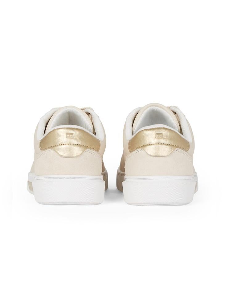 TOMMY HILFIGER Logo Detail Lace Up Low Top Sneakers  - Image 4