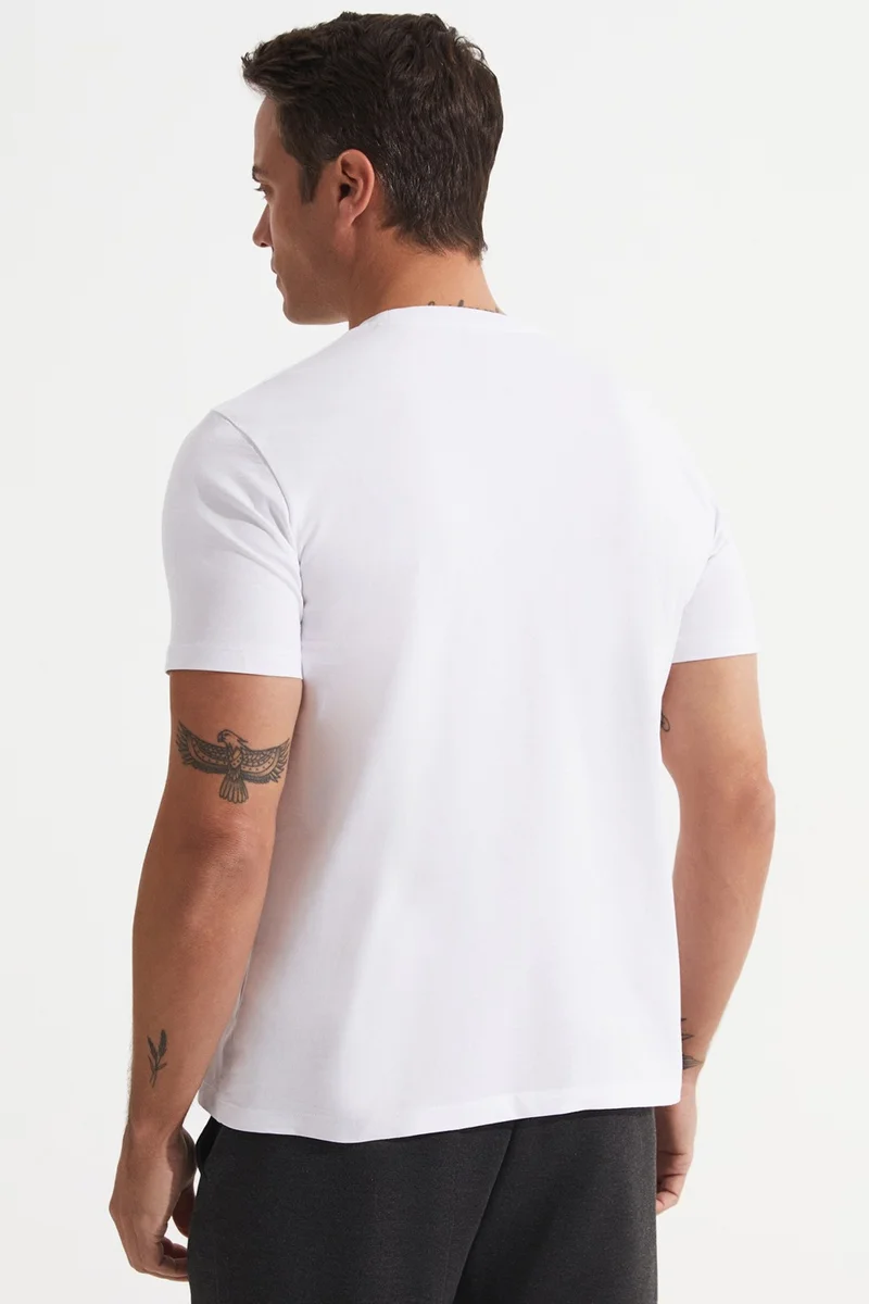 جون Men's Regular Fit 100% Cotton Slogan Printed T-Shirt