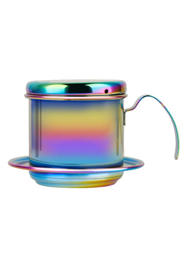 NIBEMINENT Portable Vietnamese Coffee Maker Multicolour 21 x 9.50cm