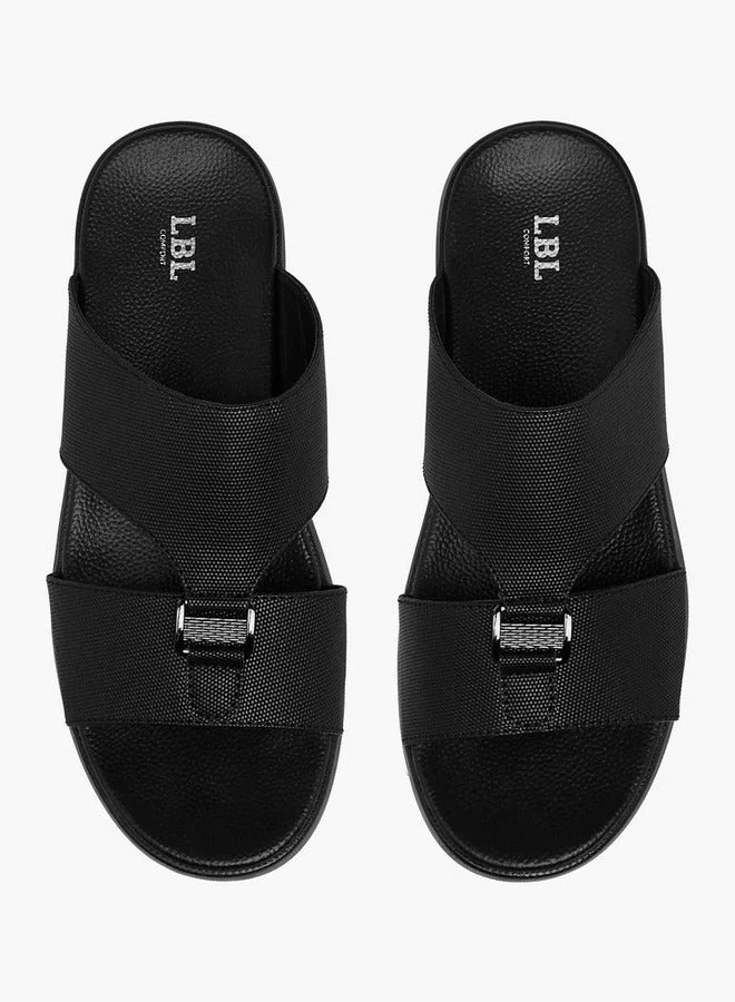 LBL by Shoexpress BLACK Men Slip-On Arabic Sandals for Men | Best Price UAE