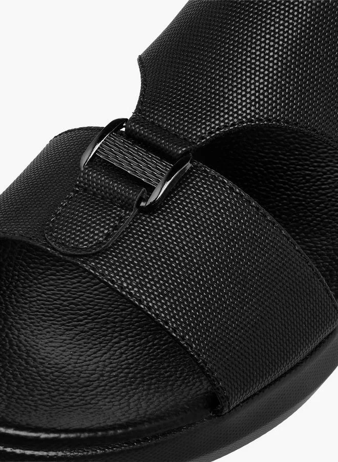 LBL By Shoexpress BLACK Men Slip-On Arabic Sandals for Men | Best Price UAE