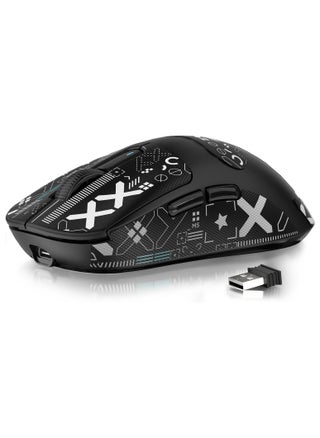 Wireless Gaming Mouse + Griptape, 49g Triple Mode Ergonomic Computer Mouse, PAW3395 26K DPI Sensor, 200h Battery Life, Programmable Buttons, Gaming Accessories for PC/Laptop/Mac - pzsku/ZEC20D701AD00435455CFZ/45/1744641611/8dbe0831-43cc-4c5d-ae9c-0ef1cb32d0a1