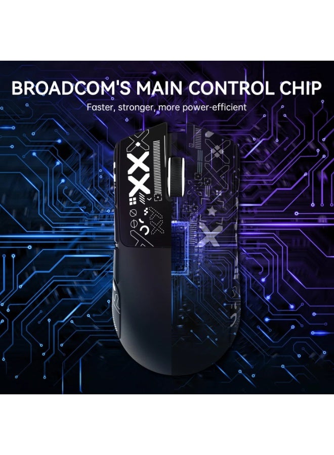 Attack Shark X11 Lightweight Tri-Mode Wireless 2.4G/USB-C Wired/BT Gaming Mouse with RGB Charging Dock ,22K DPI,PAW3311 Optical Sensor - Image 5