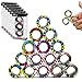 RURING 18Pcs Magnetic Rings Fidget Toys Spinner Set Easter Basket Stuffers for Kids Party FavorsFinger Magnet Rings Endless Hours of Fun ADHD Stress Relief Fidget Spinners for Birthday Adults - Image 4