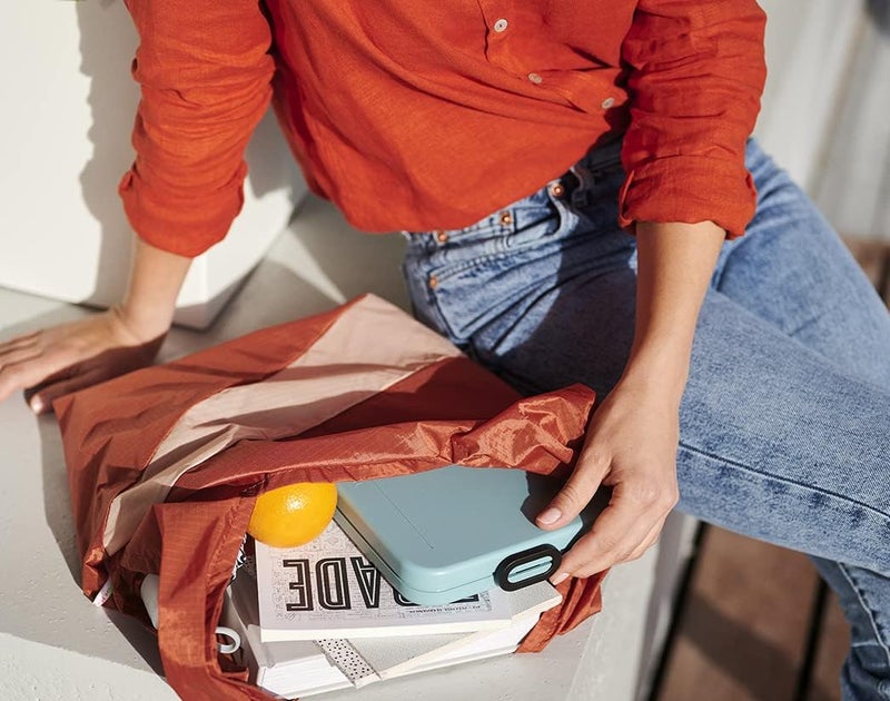 Mepal Flat Lunch Box - For 2 Sandwiches or 4 Bread Slices - Adults - Nordic Sage - Image 3