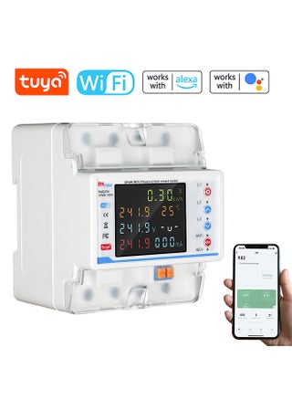Tuya WiFi Intelligent Circuit Breaker Automatic Reclosure Protector 3P4W Power Meter Three Phase Reclosure Switch with Multiple Protections Timing Schedule Electricity Metering Functions - pzsku/ZEC20F8ED051D8F59A3A2Z/45/_/1719484550/893a4cc0-bdc6-47e8-8d43-3f436a12537a