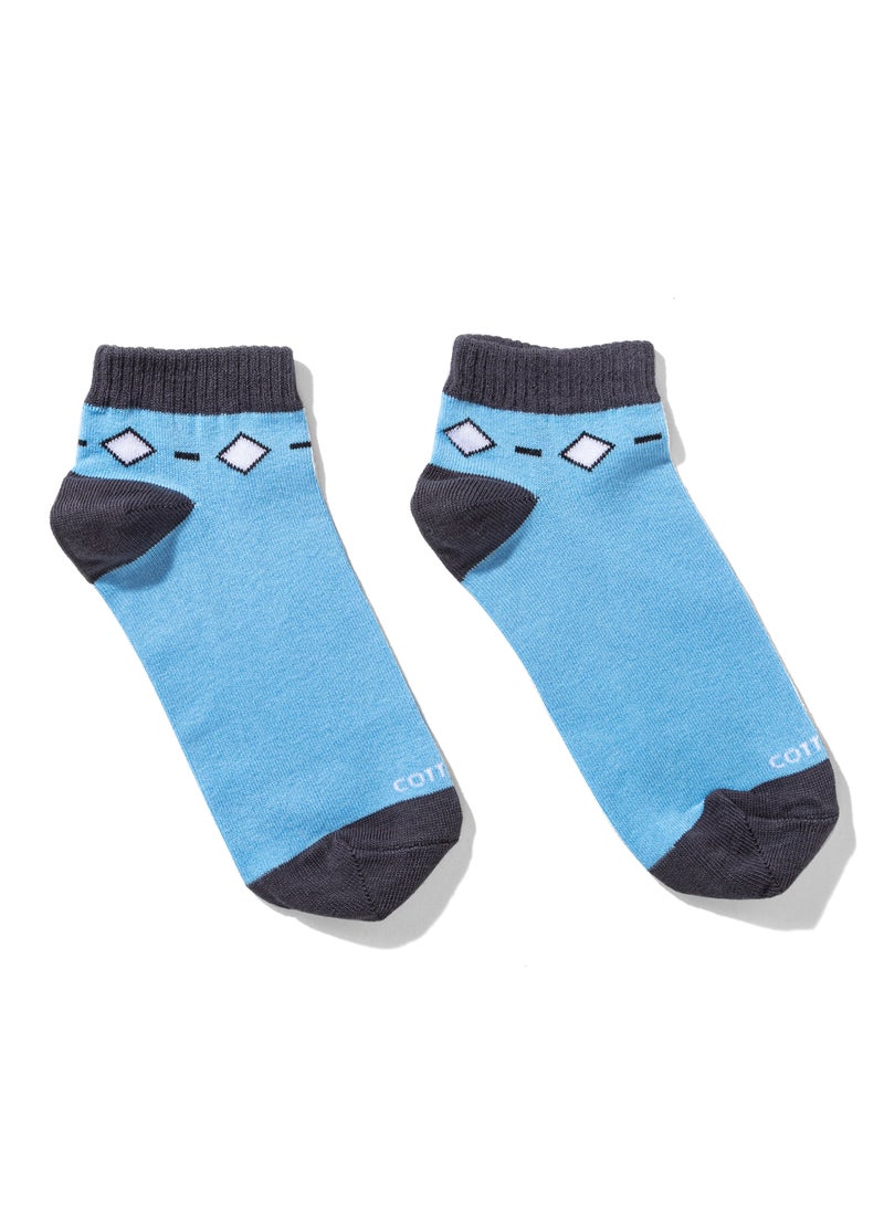 COTTONIL - Pack of 6 Collection Cotton Socket Socks for Kids - Image 1