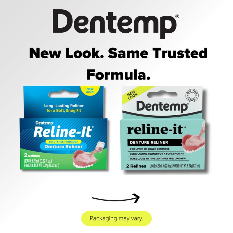 Dentemp Denture Reline Kit - Advanced Formula Reline It Denture Reliner - Denture Kit to Refit and Tighten Dentures for Both Upper & Lower Denture - Image 2
