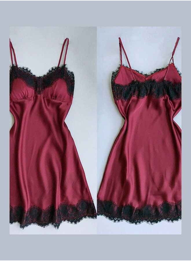 Generic - Silky Lace Patchwork Nightdress - Image 1