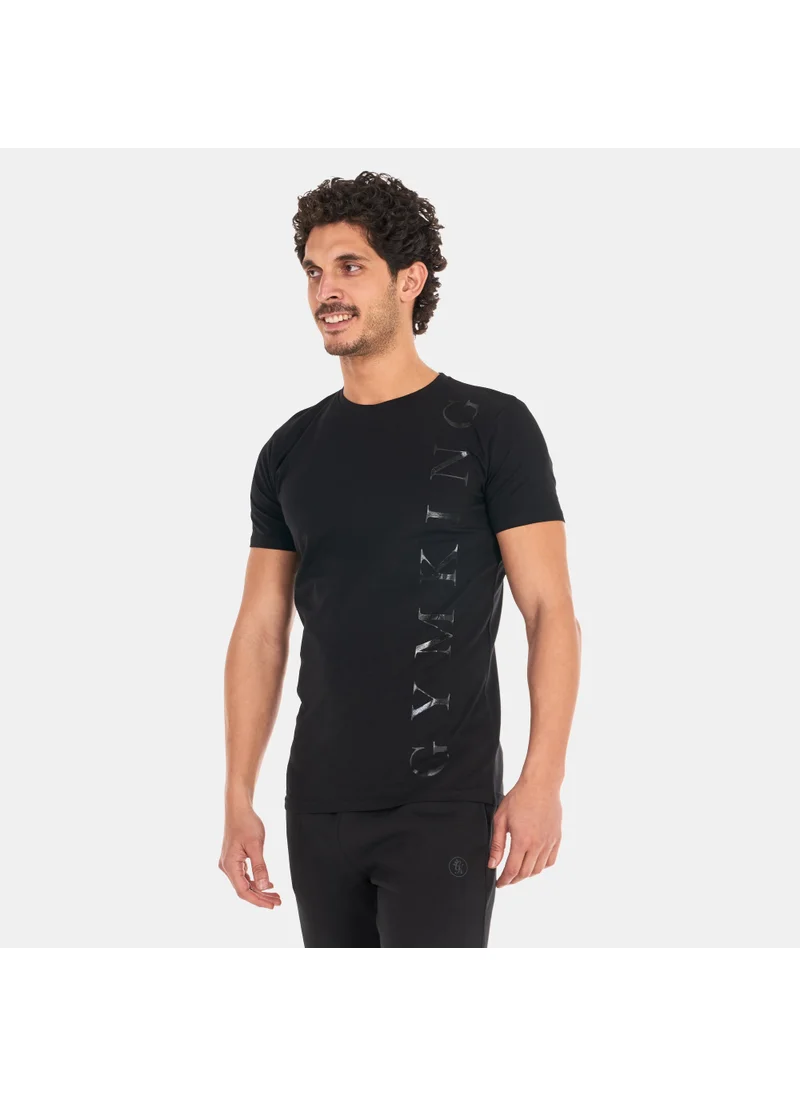 جيم كينج تيشيرت تيكست لوجو للرجال
