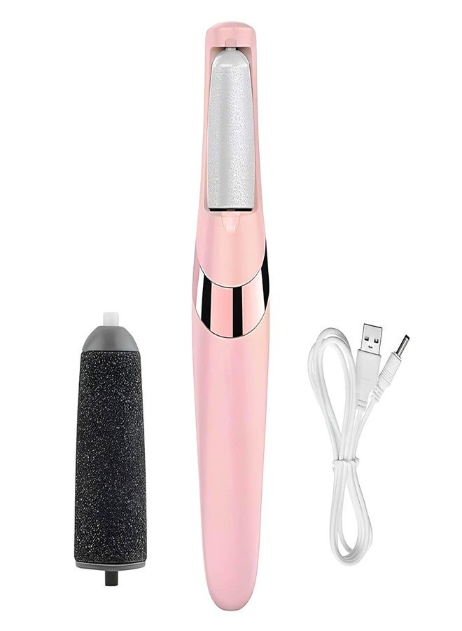 SOLEGLOW Flawless Pedi Electronic Pedicure Tool, Cordless & Rechargeable, with 2 Roller Heads for Callus Removal, Dead Skin Smoothing, and Polishing - Image 1