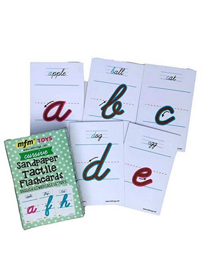 Montessori Sandpaper Tactile Flashcards (Cursive Lowercase) - pzsku/ZEC215B5C9537387D594BZ/45/_/1725609376/97c5d18a-74aa-439e-8015-b627b2440997