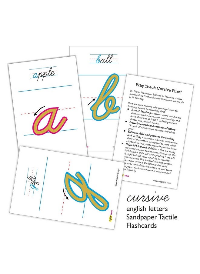 Montessori Sandpaper Tactile Flashcards (Cursive Lowercase) - pzsku/ZEC215B5C9537387D594BZ/45/_/1725609534/cf7e1c7e-7fcf-41c7-93b4-ea6106024e85