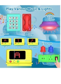 Excefore Montessori Toys for 1 Year Old Boys and Girls, Toddler Sensory Busy Board Travel Toys, Airplane Toys for Toddlers Age 1-3, Bilingual Educational Baby Toys for 12-18 Months, Birthday Gift  - Image 3