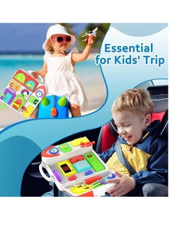 Excefore Montessori Toys for 1 Year Old Boys and Girls, Toddler Sensory Busy Board Travel Toys, Airplane Toys for Toddlers Age 1-3, Bilingual Educational Baby Toys for 12-18 Months, Birthday Gift  - Image 5