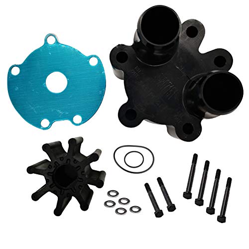 DEF 807151A14 18-3150 Water Pump Housing and Impeller Repair Kit for Sierra 183150 for Quicksilver 807151A14 Marine 46807151A14 for Mercury 46807151A7 for GLM 12088 for Mercruiser for Alpha for Bravo - Image 1