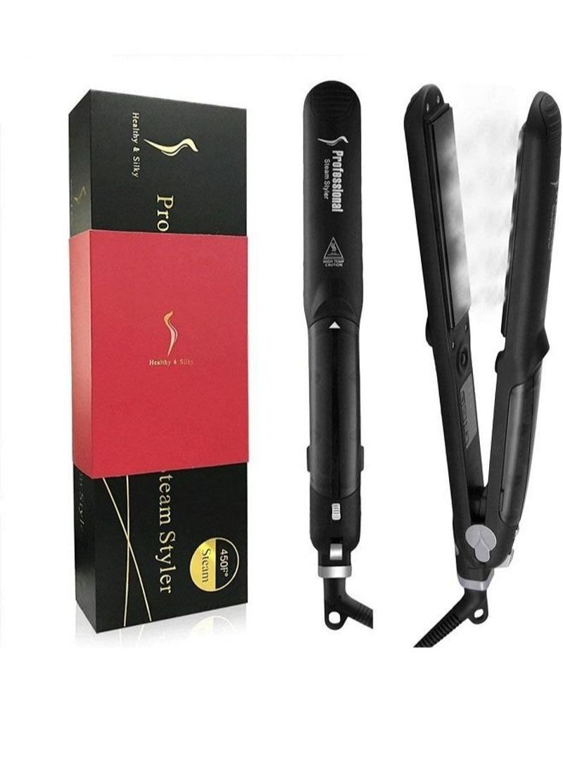 NIBEMINENT Hair Straighteners  Curler Hair Salon Steam Styler - Image 1