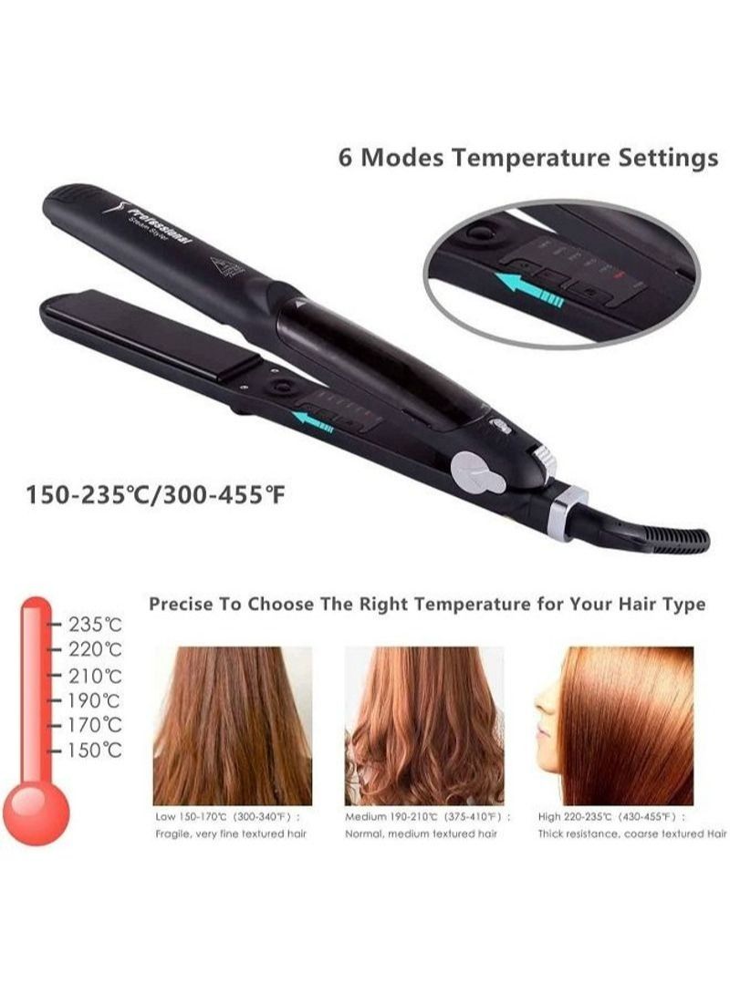 NIBEMINENT Hair Straighteners  Curler Hair Salon Steam Styler - Image 5