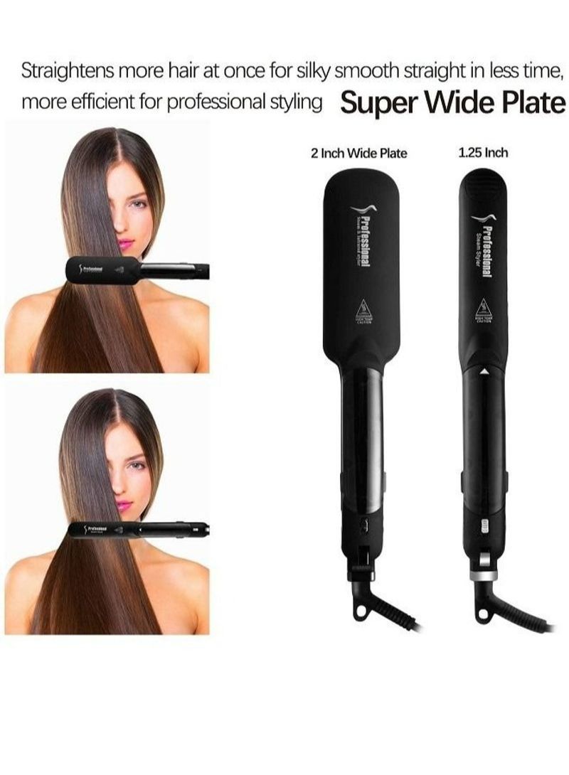 NIBEMINENT Hair Straighteners  Curler Hair Salon Steam Styler - Image 2