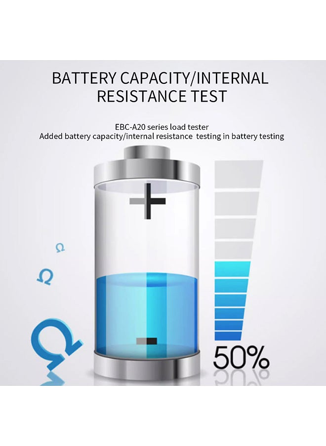 Generic - Electronic Battery Capacity Tester Digital LCD Display High Power Battery Internal Resistance Test Meter Supporting Multiple Battery Measurements - Image 1